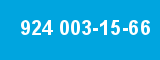 924 003-15-66